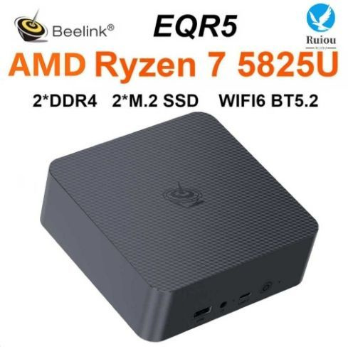 Beelink Мини-ПК EQR5 2024 Последний, WIFI6/BT5.2, DDR4, M.2 2280 PCle3.0, HDMI 4K 60 Гц, 1000 Мбит/с, #1