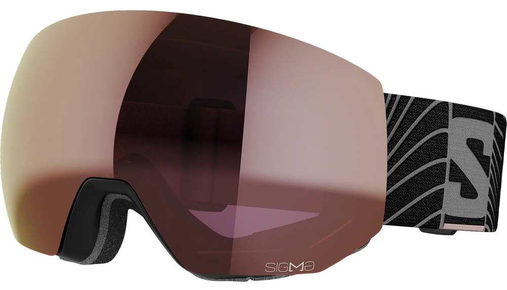 Горнолыжная маска Salomon Radium Pro Sigma Black/Silver Pink #1