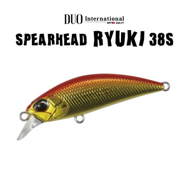 Воблер DUO Spearhead Ryuki 38S MCC4026 Metal Red Gold #1