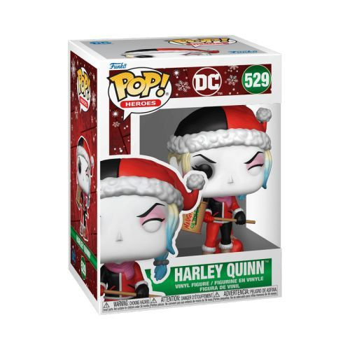 Фигурка Funko Pop! Harley Quinn Holiday with Naughty Mallet (Фанко Поп Новогодняя Харли Квинн из комиксов #1