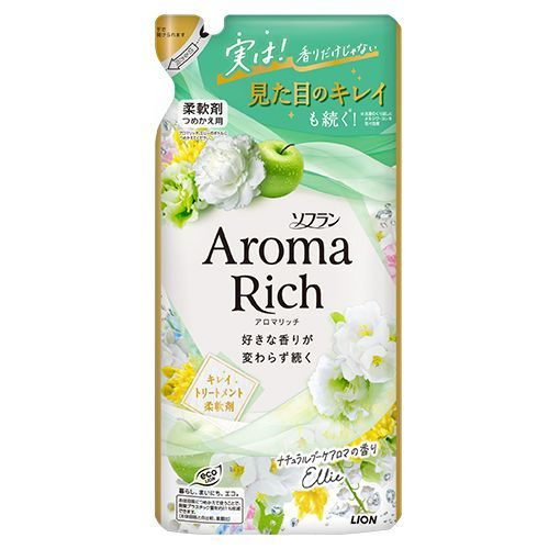 LION Японский кондиционер для белья Aroma Rich Ellie 380 мл, мягкая ...