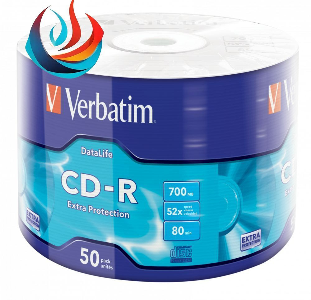 Диск для записи CD-R, 700 МБ, 50 шт #1