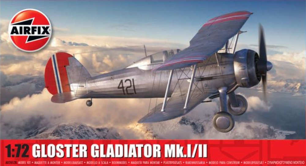 Сборная модель 1/72 Gloster Gladiator Mk.I/Mk.II (Airfix) #1