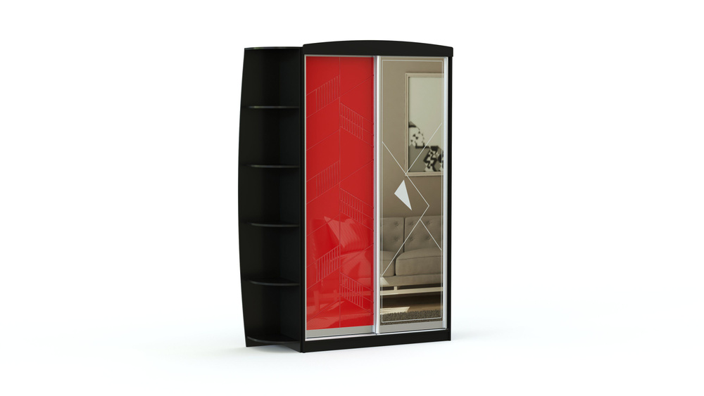 BestMebel Шкаф-купе, 135х60х220 см #1