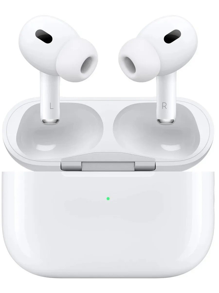 Apple Наушники беспроводные с микрофоном Apple AirPods Pro 2, белый, зеркальный #1
