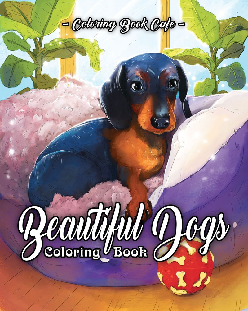 ?????????????????? ???????????????????? Beautiful Dogs _ ???????????????? ????????????_ Coloring Book