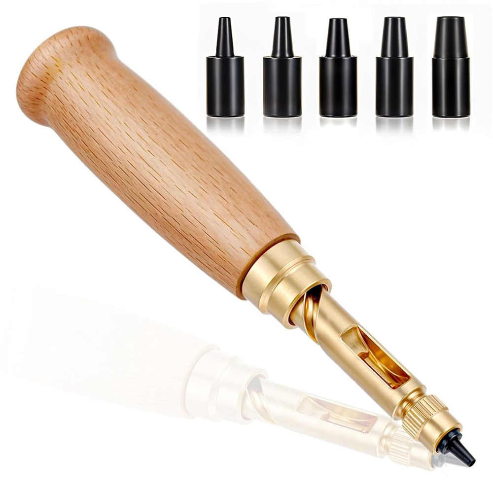 Японский винтовой дырокол, регулируемый инструмент для пробивки ...