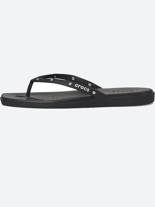 Сандалии Crocs Miami Studded Flip Blk #1