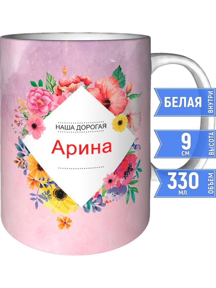 Кружка наша дорогая Арина - стандартная #1