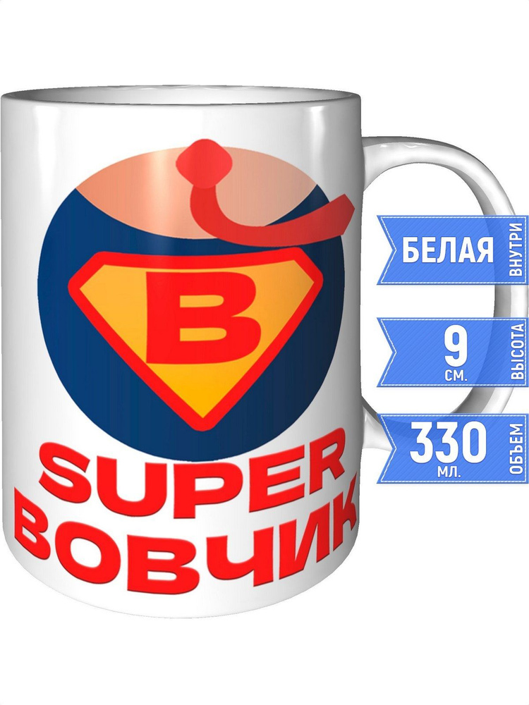 Кружка супер Вовчик - стандартная #1
