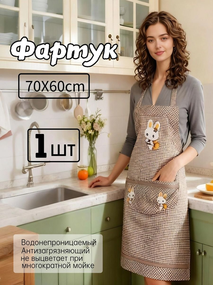 Фартук рабочий кухонный универсальный женский & мужской #1