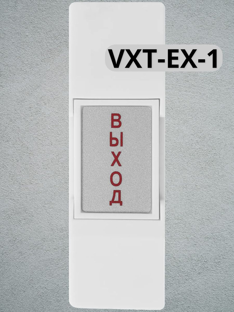 VXT-EX-1 Кнопка выхода пластиковая, накладная, НО/Н3 #1