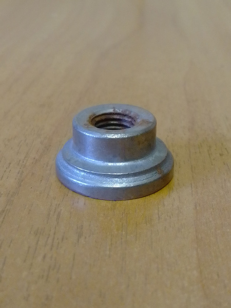 Гайка М10*1 25 приварная (БелЗАН) (уп. 20 шт)