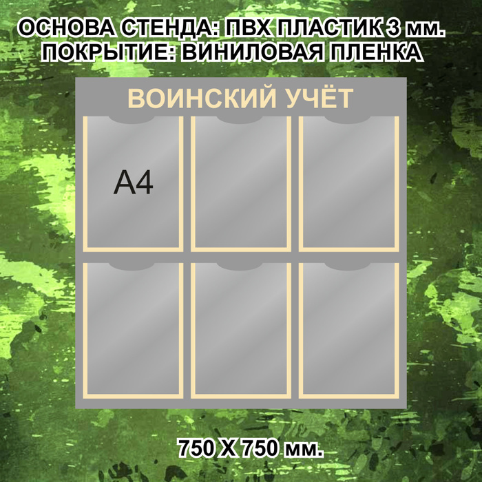 Информация на стенд по воинскому учету. Информация на стенд по воинскому учету