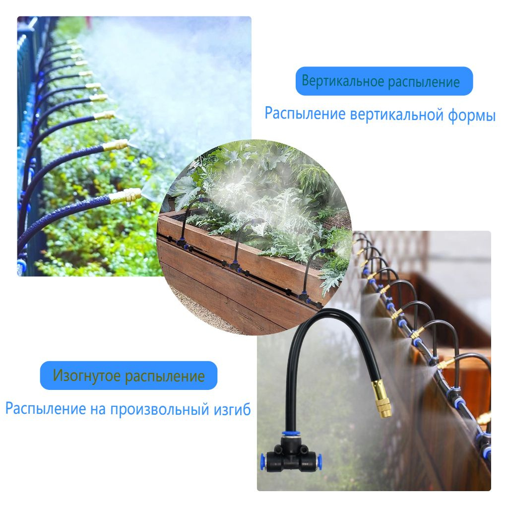 Система капельного орошения без автоматики, 20 метров купить c ...
