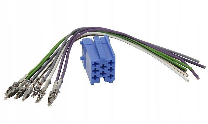 ZRS-ISO-3/N 1 шт ISO mini вилка, провода, PIN 8, набор провода с ...