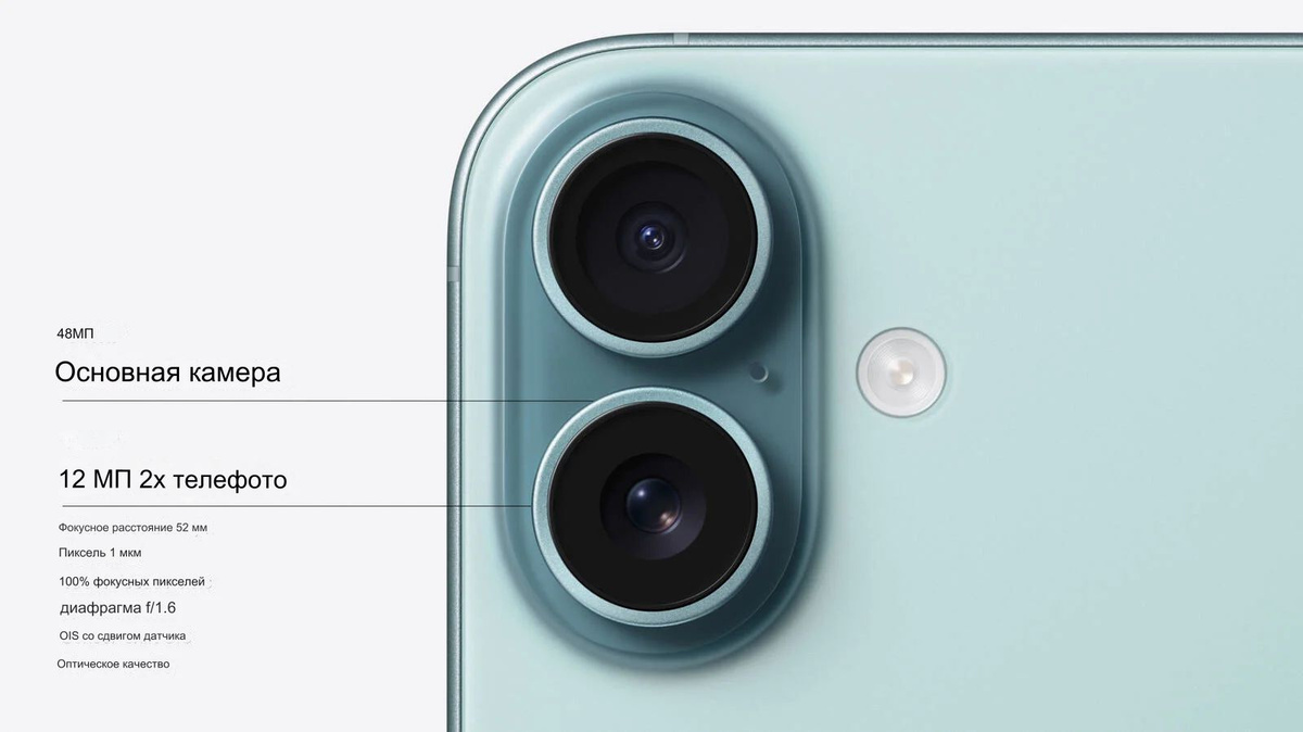 Смартфон Apple iPhone айфон 16 256 ГБ 6.1 OLED/AMOLED iPhone 16 купить ...