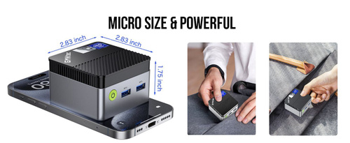 GMKtec Мини-ПК NucBox G5 LPDDR5 4800 МТ/с (на плате) ОЗУ (Intel