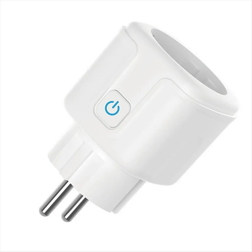 Умная Розетка Tuya WiFi Bluetooth 16A С Монитором Питания И Выключателем, Вилка EU 8