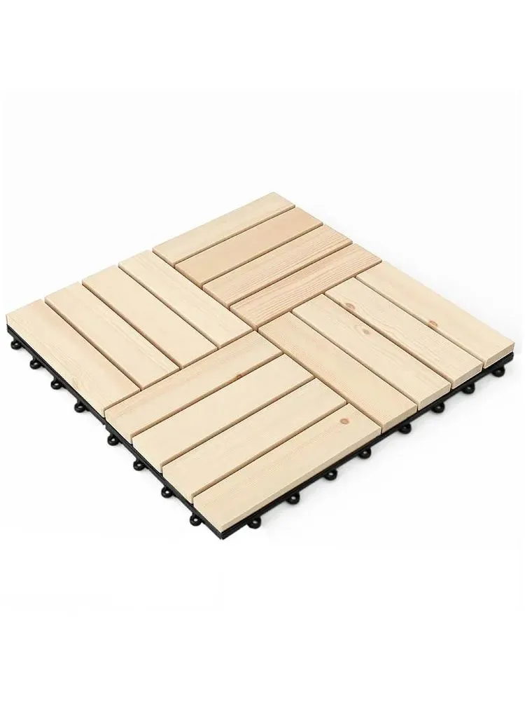 Покрытие модульное из массива ВЫЛЬГОРТ 30х30х3 без отделки, 8 шт., 30x30x3, 8 шт