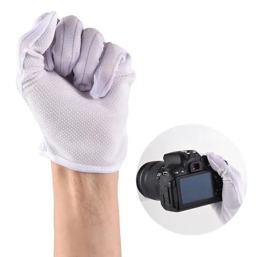 Набор для чистки камеры 3 в 1: антистатические перчатки, кисть, салфетка. Инструменты для ухода за ц