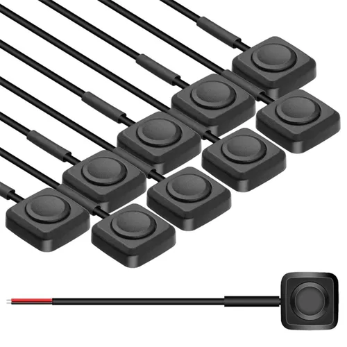 10 шт. клавишных переключателей, кнопочный переключатель мгновенного действия - кнопки включения/вык