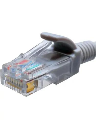 Suprlan 10-0141 Патч-корд UTP RJ-45 вил.-вилка RJ-45 кат.5E 0.5м серый LSZH 24AWG