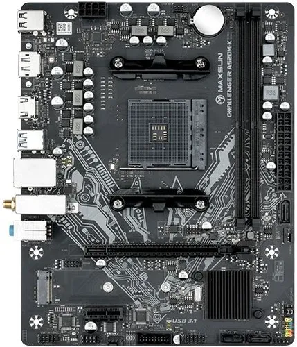 Материнская плата Maxsun Challenger A520M-K WIFI, Socket AM4, AMD A520, mATX, Ret (6940709661178)