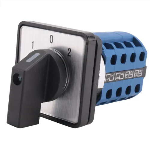 Поворотный переключатель Вкл-Выкл-Вкл 3 положения 4 фазы 20A 500V выключатель двигателя