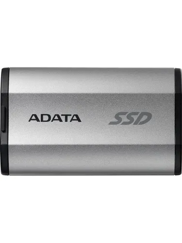 Внешний накопитель SSD ADATA 500Gb SD810 USB Type-C (2000/2000 Mb/s) metal case silver (SD810-500G-C