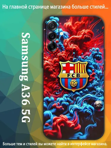 чехол для смартфона Подходит для Samsung Galaxy A36 Барселона футбольный клуб VDA89