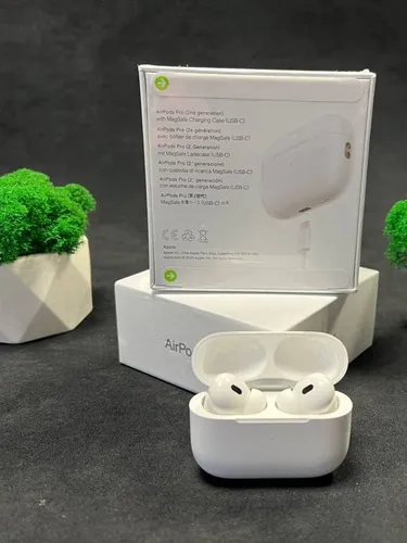 Наушники беспроводные с микрофоном AirOds Pro 2 , Bluetooth, белый