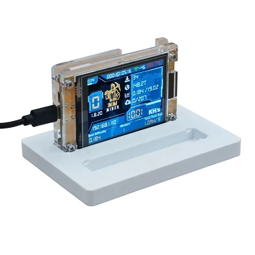 Кронштейн 2,8 дюйма для подставки для майнера биткоинов NMMiner NerdMiner+ с двумя слотами