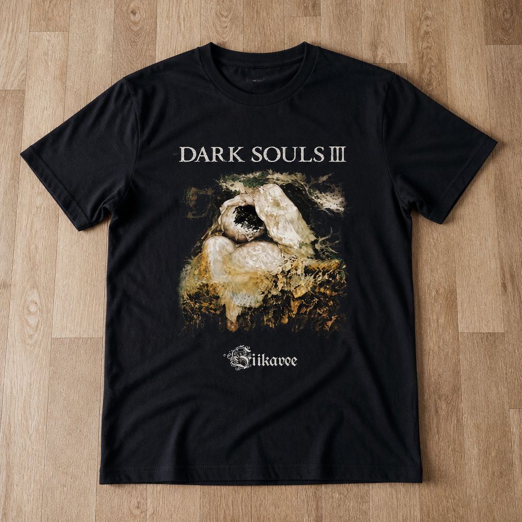 Футболка Dark Souls 3 Video Game y2k flat_lay