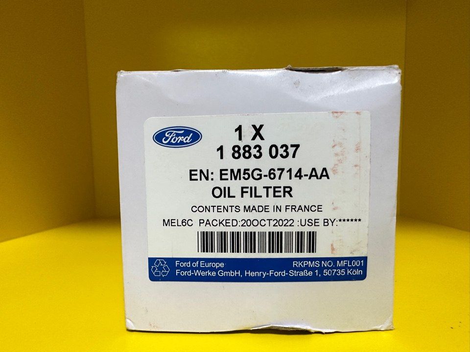 Фильтр масляный FORD 1883037 ОРИГИНАЛ купить на OZON по низкой цене ...