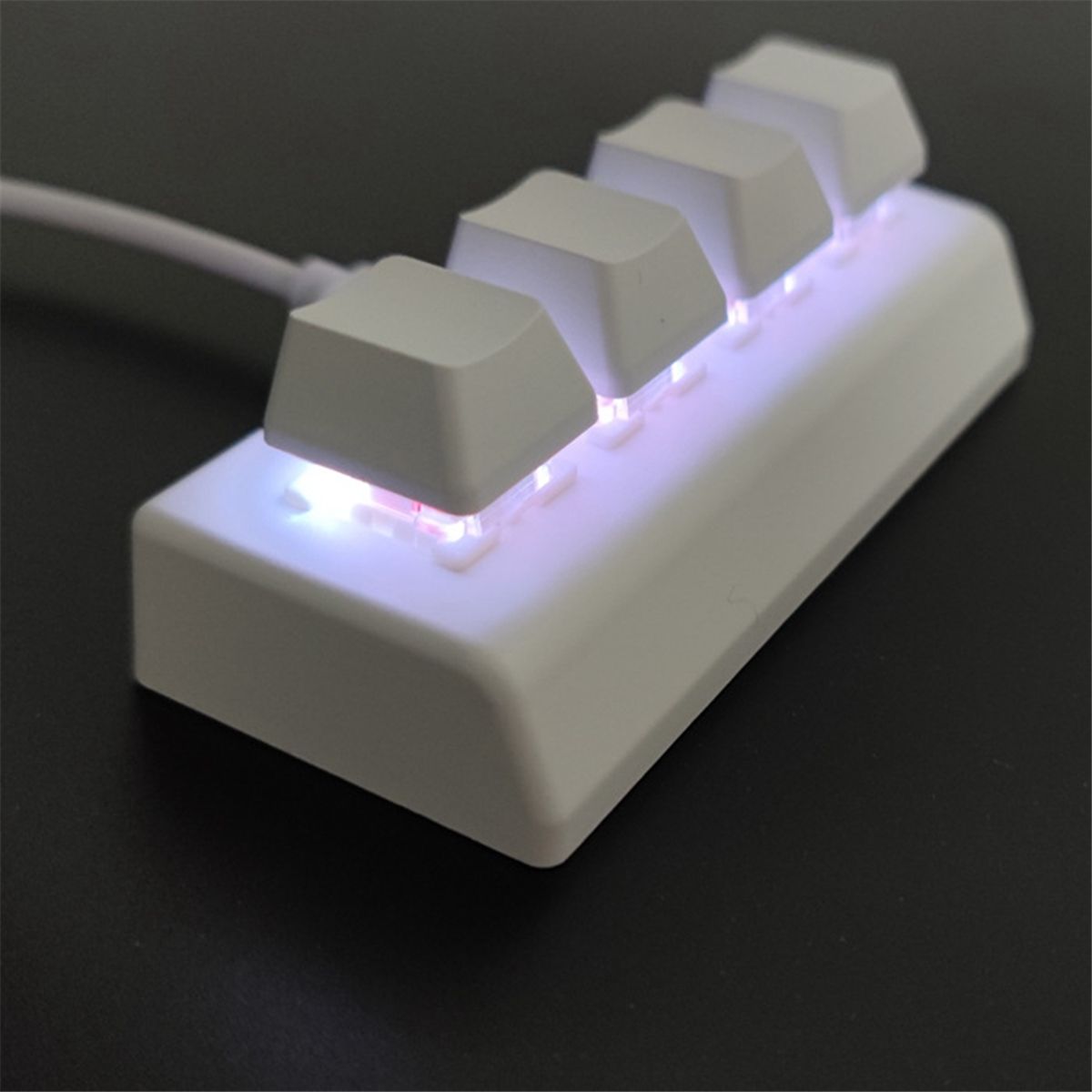 Программируемая клавиатура с 4 клавишами, красным переключателем Ctrl ...