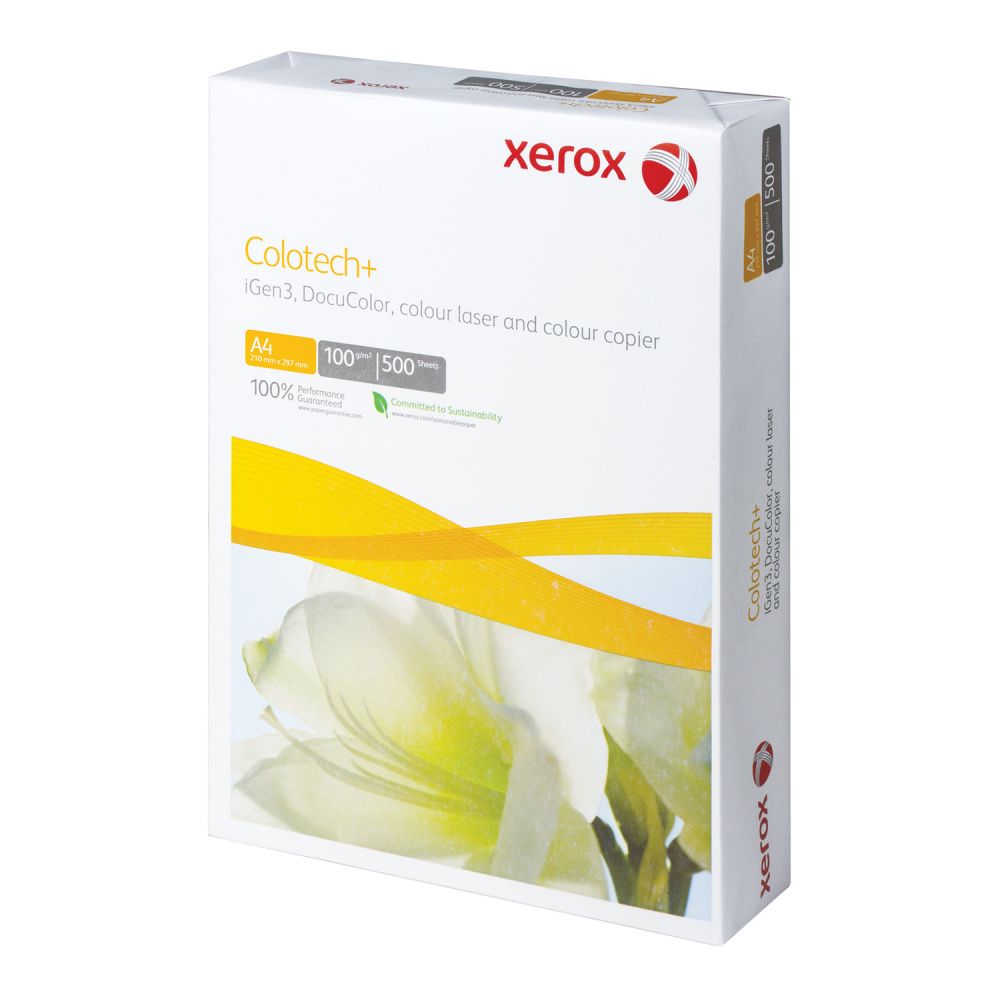 Бумага XEROX COLOTECH PLUS А4 100 г / м2 500 л. для полноцветной ...