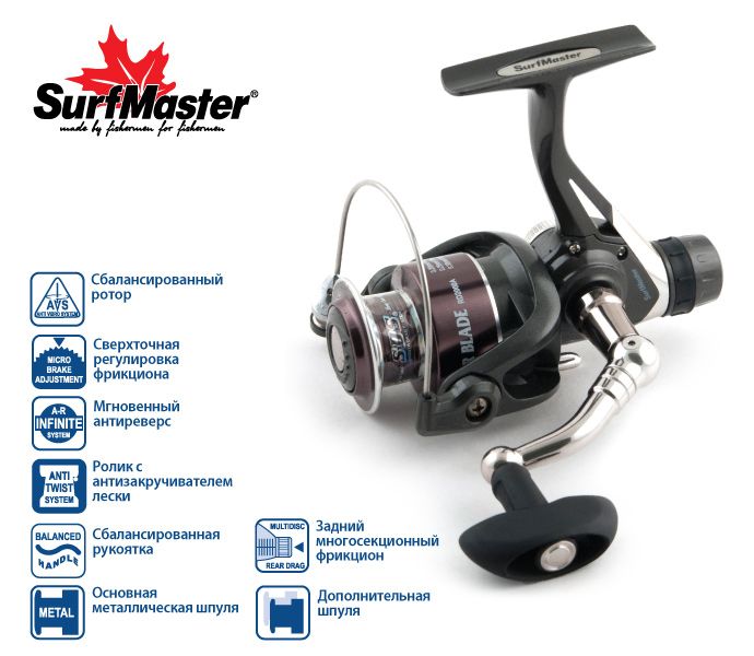 Катушка Surf Master River Blade RD3000A 4+1bb з/ш