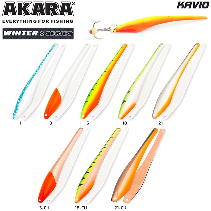 Блесна зим. Akara Ice Kavio 65 мм 8 гр. 1