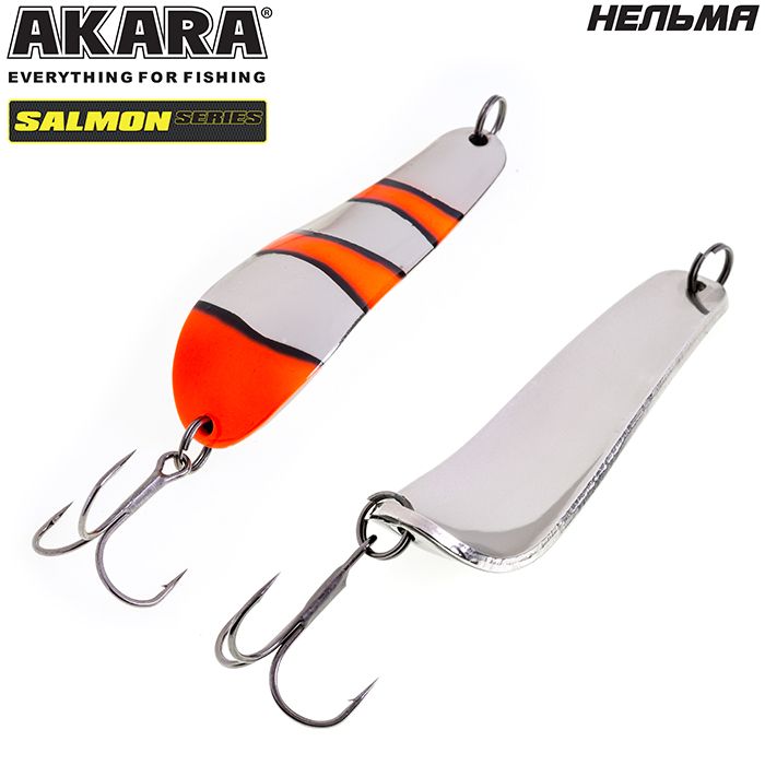 Блесна колеб. akara salmon Нельма 83 мм 19 гр. 25-ni,(набор из 1 шт)