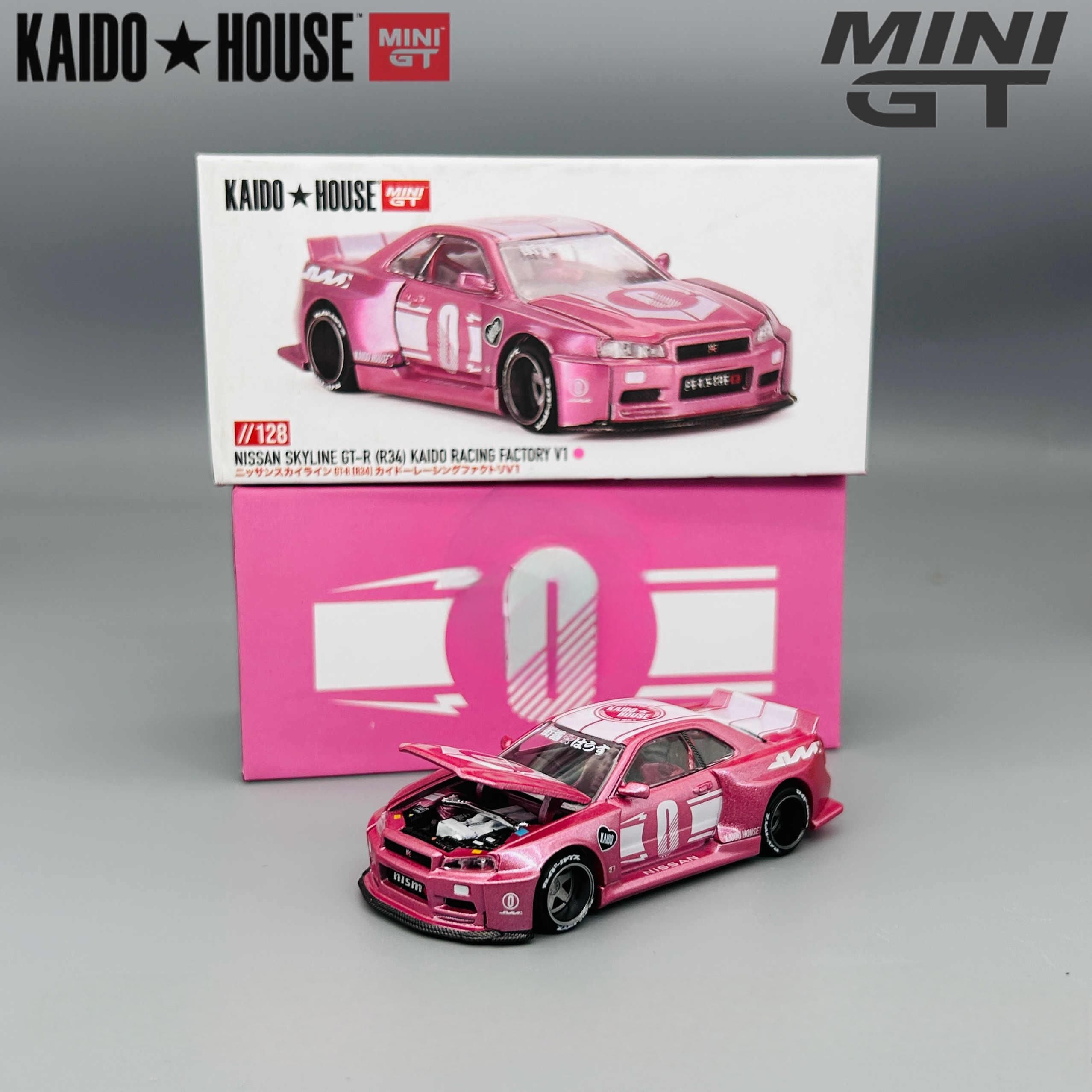 ：ミニGT KAIDO HOUSE x DGK GT-R R34 NISSAN SKYLINE GT-R (R34) KAIDO HOUSE X DGK V1 - MINI GT x