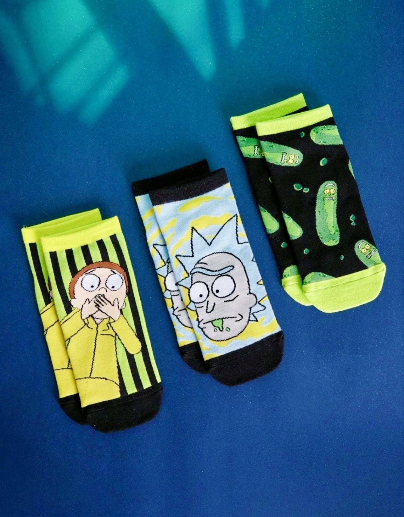 Rick and Morty носки короткие Рик и Морти 3 пары