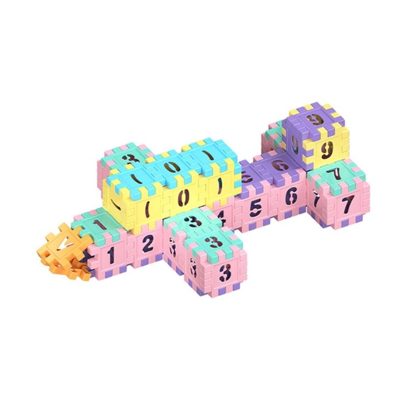 кубики или пазлы, соединяющиеся в большую конструкцию