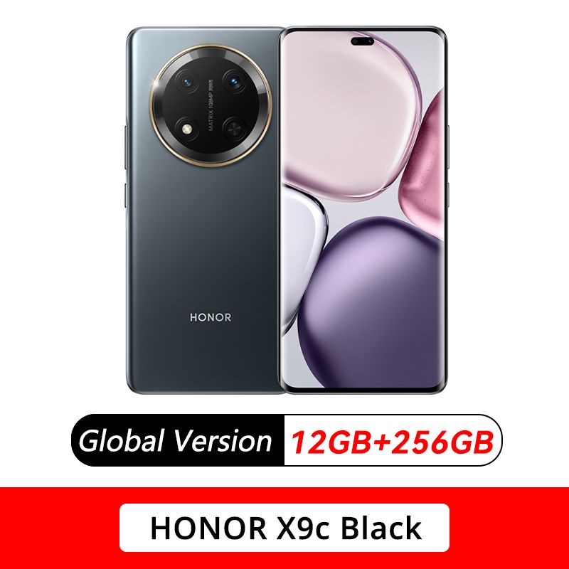 HonorСмартфонx9cGlobal12/256ГБ,черный