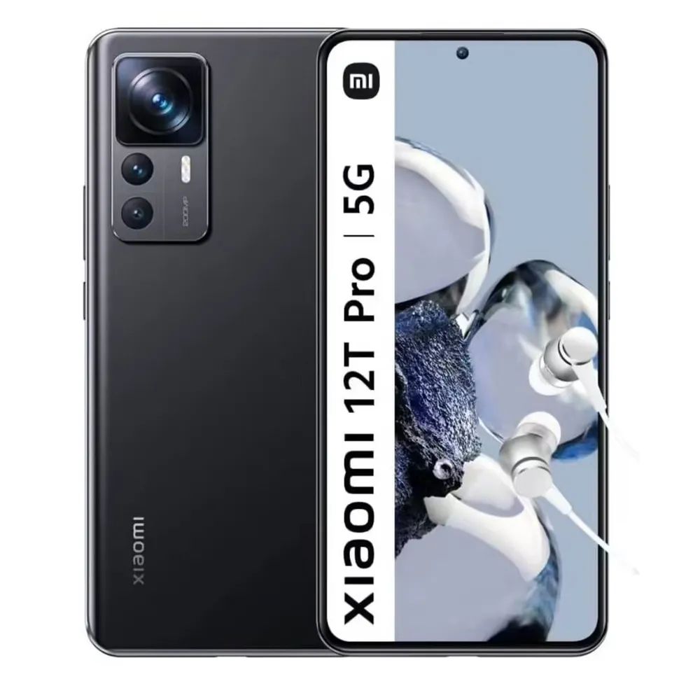 XiaomiСмартфонXiaomi12TPro(5G)ПоддержкаобновленияOTA(HK）Global8/256ГБ,черныйматовый