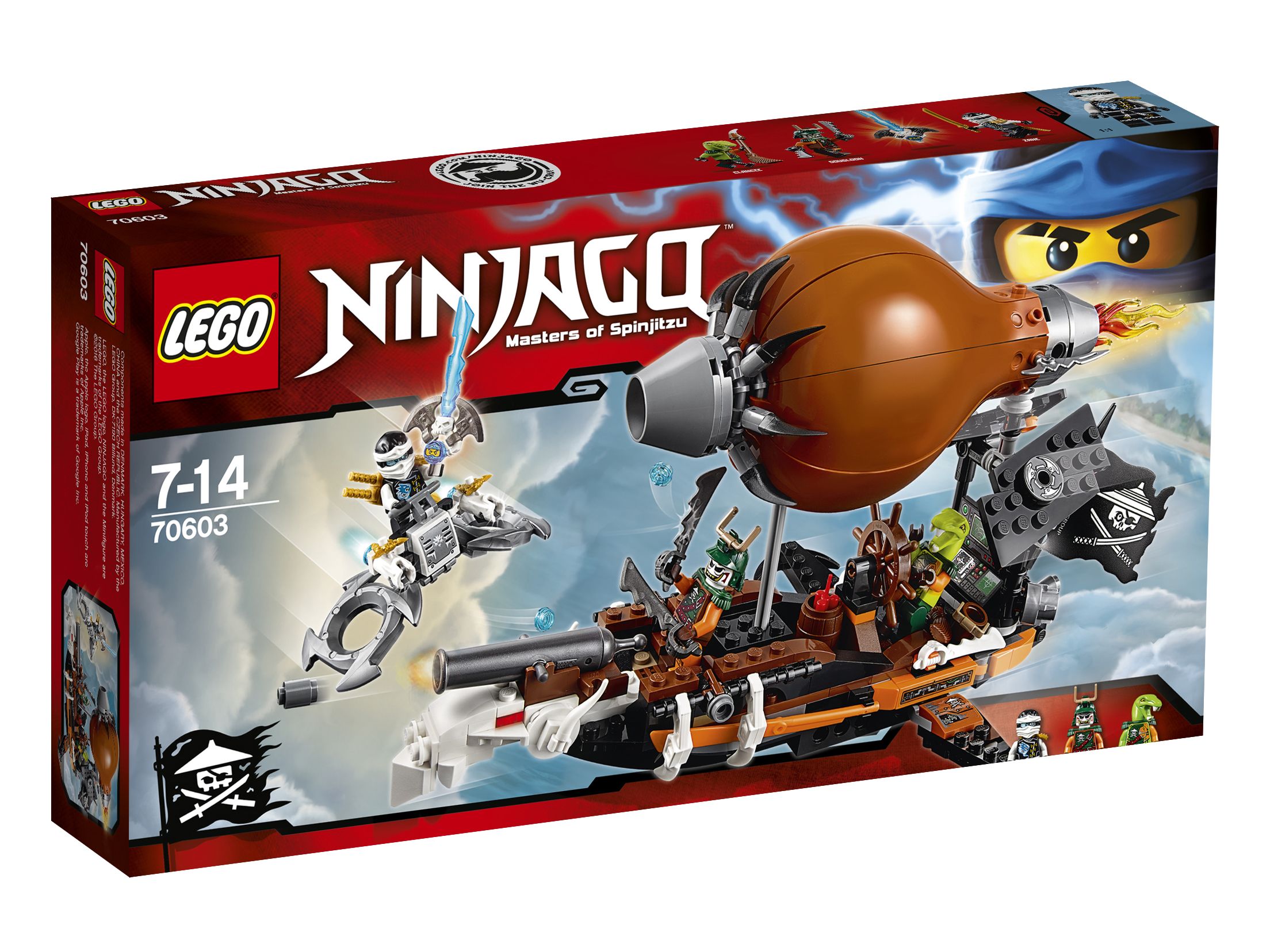 Конструктор LEGO Ninjago 70603 Raid Zeppelin (Дирижабль-штурмовик
