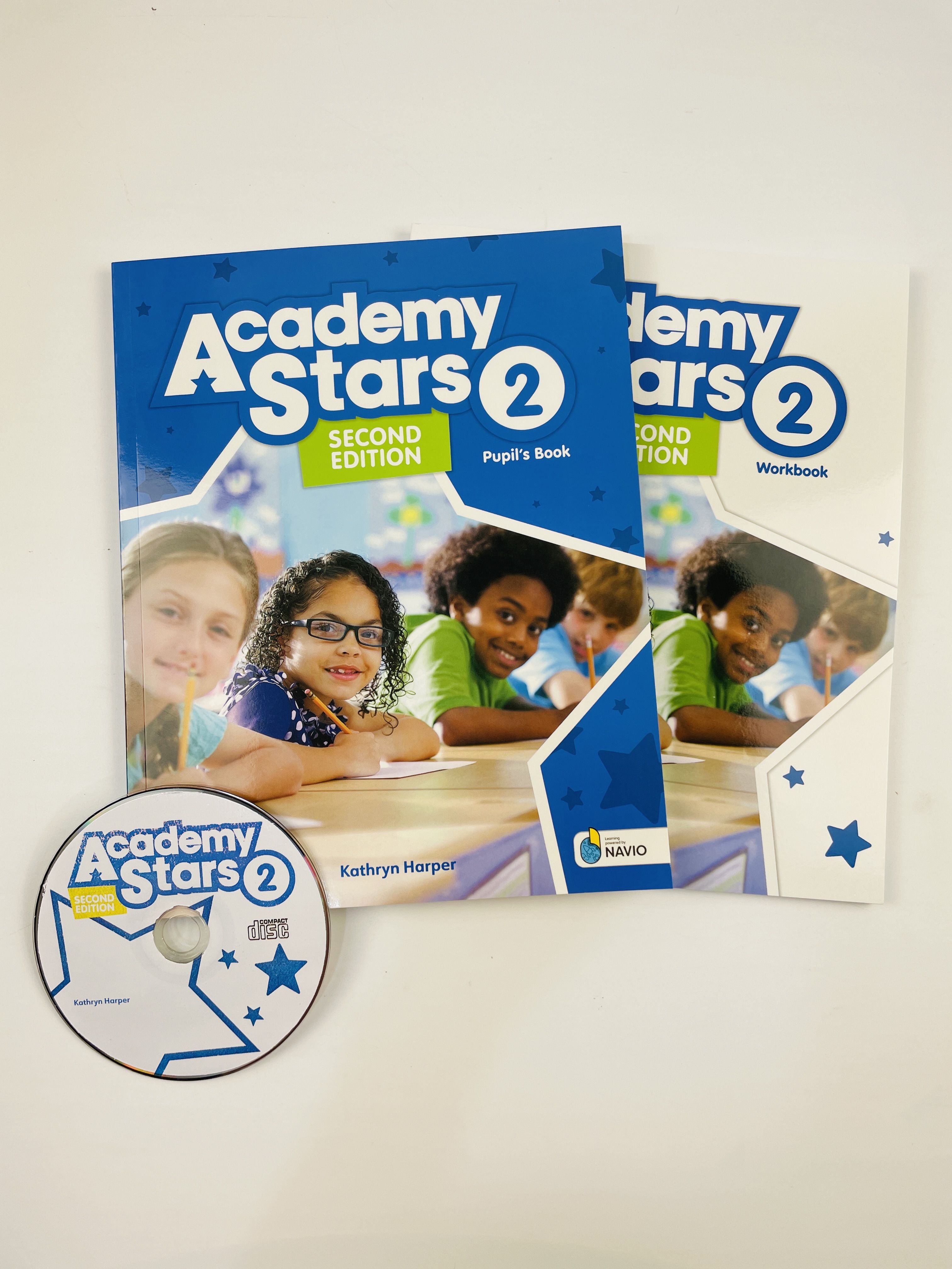Комплект Academy Stars 2 SECOND Edition Students Book + Workbook + CD ...