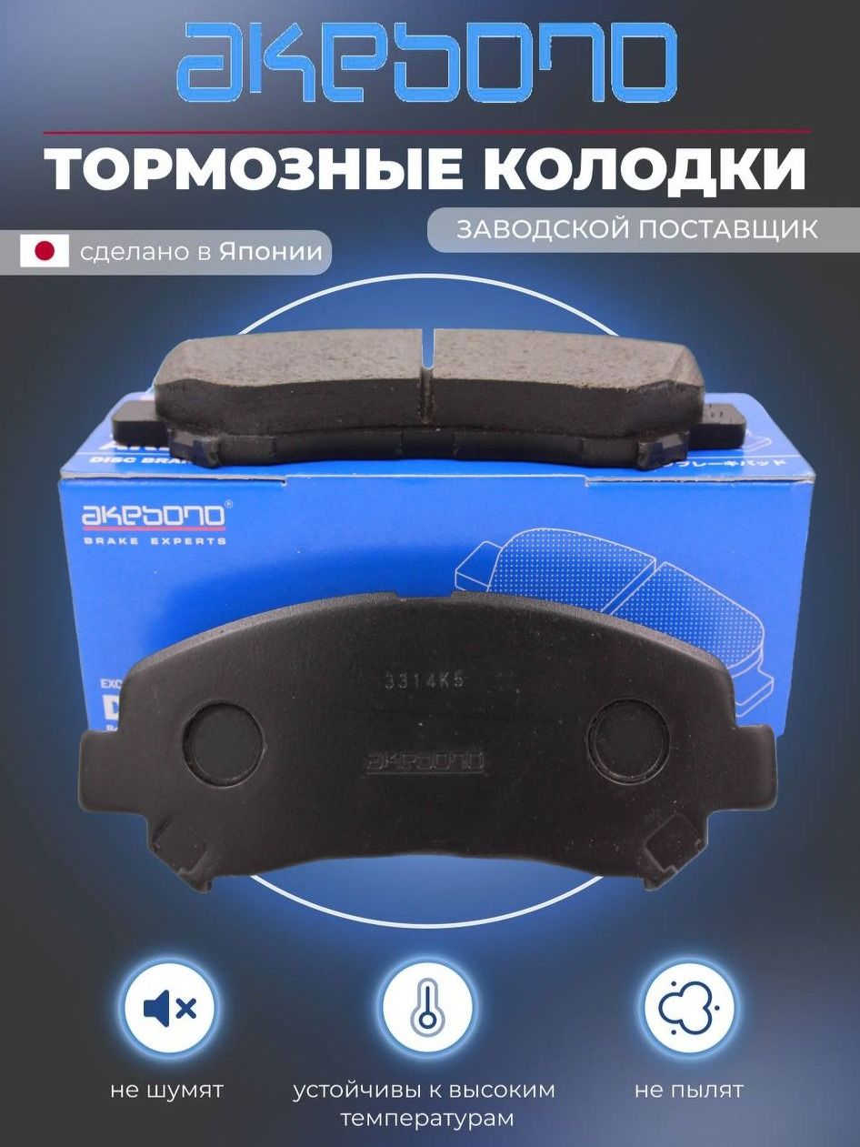 Колодки тормозные (Спереди) Nissan Juke 10-14 / Qashqai 06-13