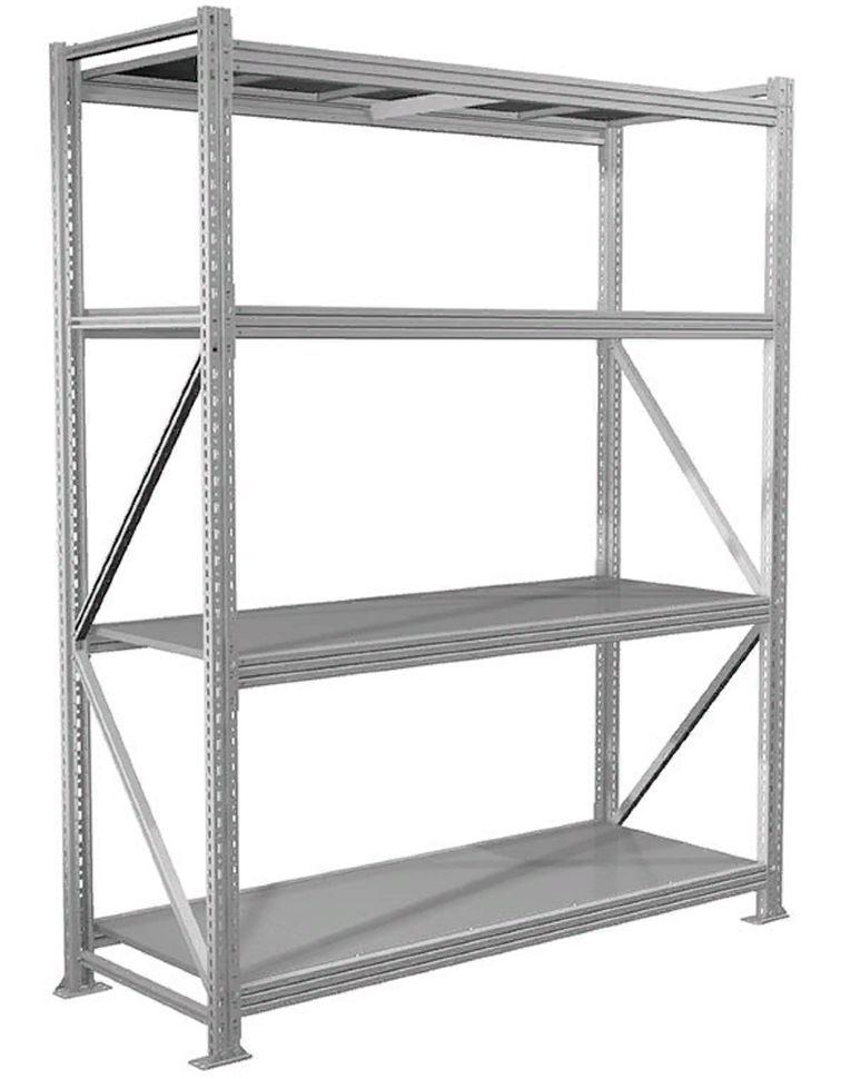 СтеллажMSPro2500х900х5004полки(проимышленныйметаллическийстеллаждлясклада,гаража,производства)