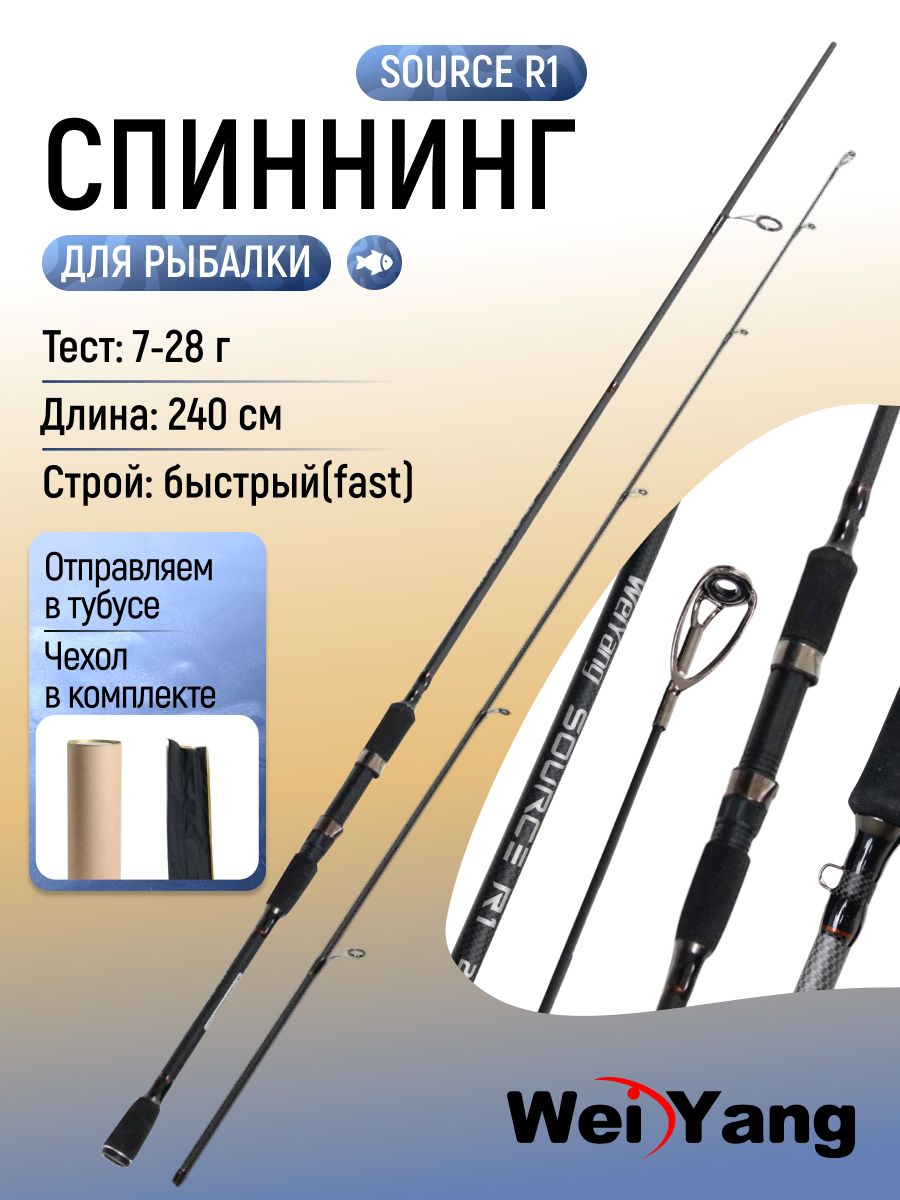 Спиннинг Wei Yang source секций 2, от 7 гр до 28 купить c доставкой на ...